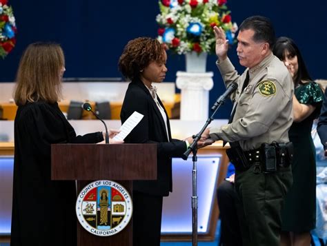 Robert Luna Is Sworn In As Los Angeles County Sheriff Laist