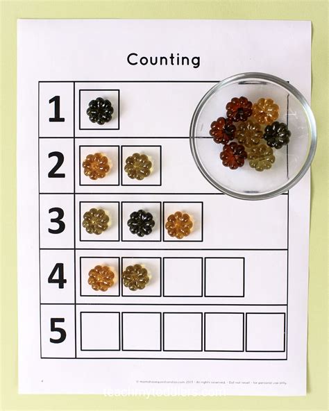 Use These Awesome Table Scatter Activities To Teach Your Toddlers Math