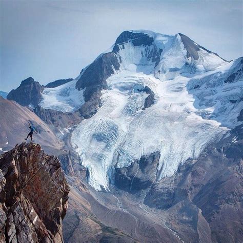 Athabasca Glacier And Self Portrait By Paul Zizka