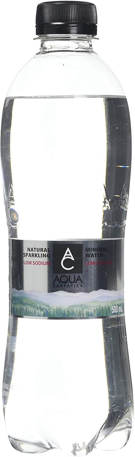 Aqua Carpatica Naturally Sparkling Mineral Water 500ml Pet Pack Of 12