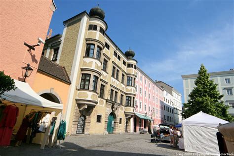 Colorful facades, Altstadt, Alter Markt, Linz - Austria