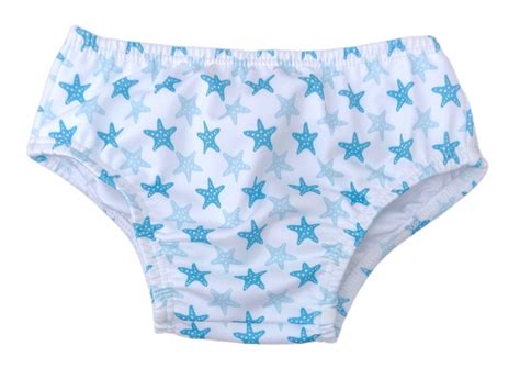 James And Lottie Starfish Sammy Swim Diaper Cover Pink Sheep Boutique