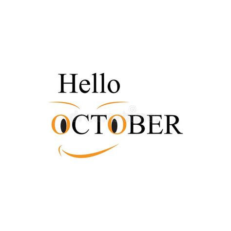 Hello October Template Vector Design For Banner Greeting Cards Or