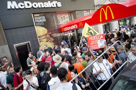 Fast Food Employees Protest Minimum Wage Does The Pay Match The