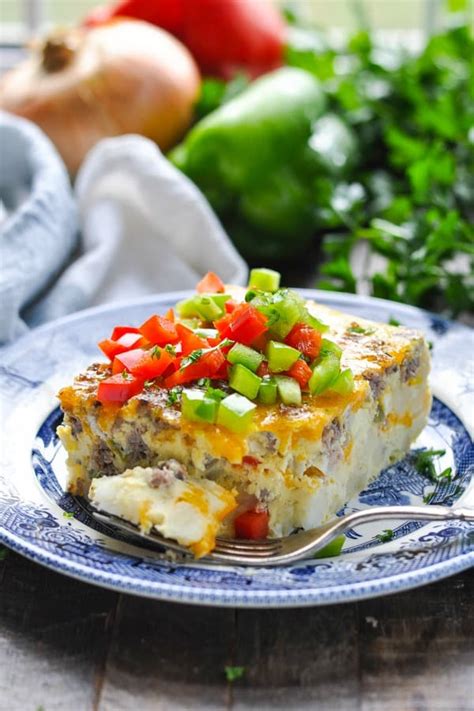 Sweet potato breakfast casserole with shredded sweet potato, eggs and spinach. Breakfast Casserole Using Potatoes O\'Brien : Best Cheesy Potatoes Half Scratched - View top ...
