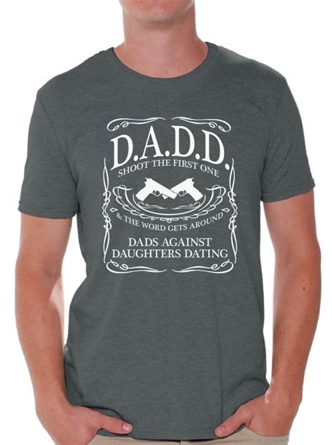 Dadd With Guns Dads T Shirt Tops Father`s Day T From Daughter Ebay