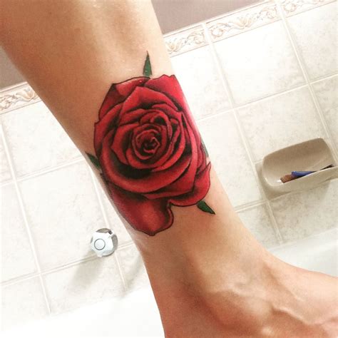 English Rose Tattoo Done By Dean At Unanswered Ink Cranbourne English