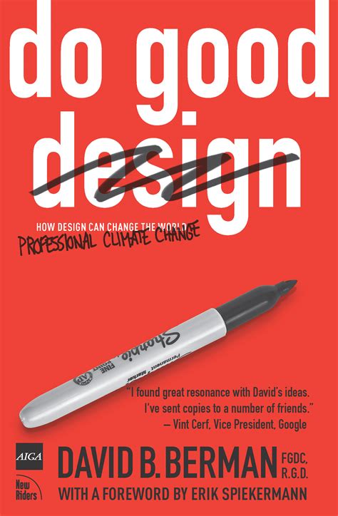 Do Good Design 2013 Edition Book Cover High Resolution David Berman