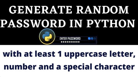 How To Generate Random Password In Python