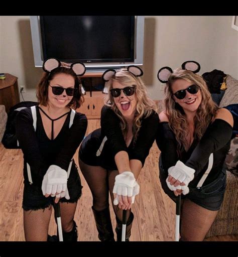 Easy Diy Halloween Best Friends Costume Three Blind Mice Costume