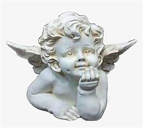 Ig Baby Fuzz Cherub Angel Statue Freetoedit Angel Transparent Png