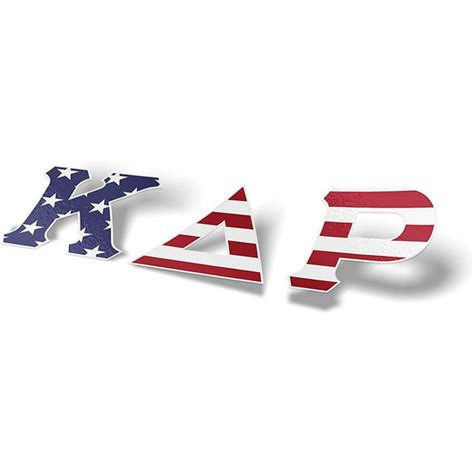 Kappa Delta Rho Fraternity Usa Letter Sticker Decal Greek 2 Inches Tall