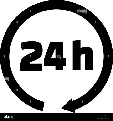 24 Hours Logo Icon Hi Res Stock Photography And Images Alamy