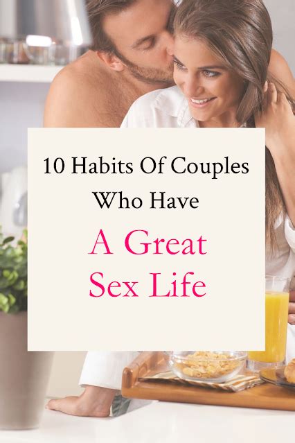 10 habits of couples who have a great sex life healthy lifestyle