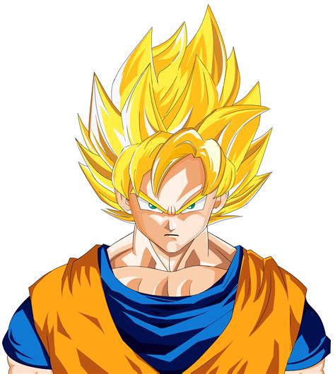 Son Goku Super Sayajin 1 By Paintanimes On Deviantart