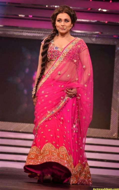 Rani Mukerji Latest Hot Photos In Pink Half Saree Actress Album