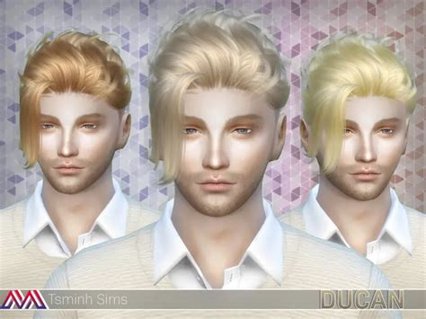 The Sims Resource Ducan Hair 15 By Tsminhsims Sims 4 Hairs