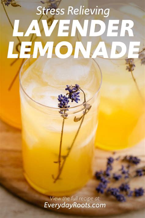 Homemade Lavender Lemonade With Fresh Squeezed Lemons And Raw Honey