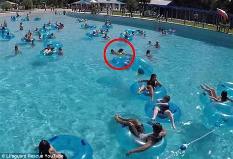 Lifeguard Leaps Into The Water To Save A Panicking Youngster Daily