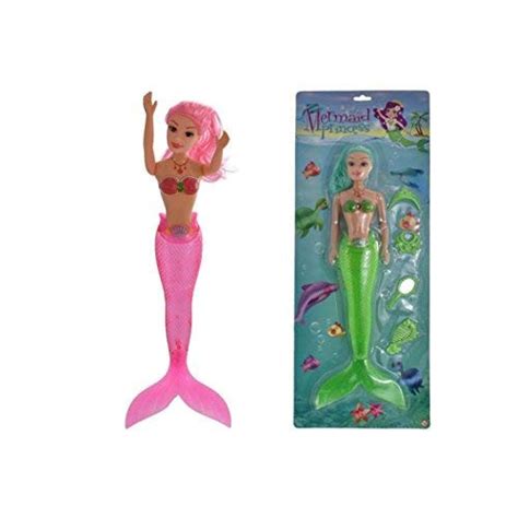 50cm Giant Pink Mermaid Princess Doll Toy With Accessories Girls Toys