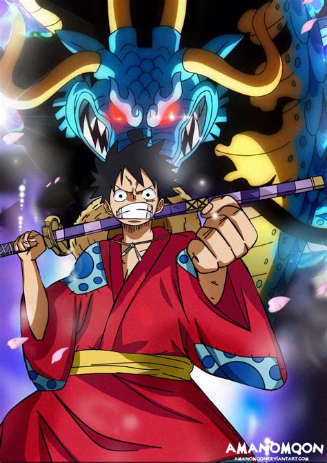 One piece wano wallpaper 4k. One Piece Luffy vs Kaido Fanart Wano Kuni Country by ...