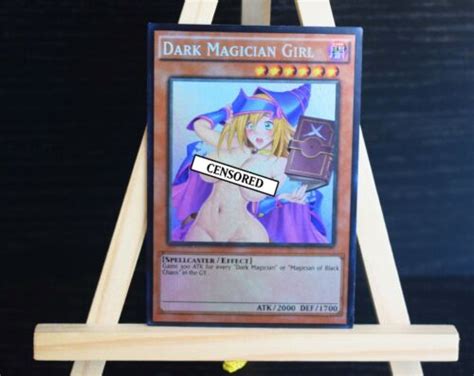 Buy Dark Magician Girl V4 Yugioh Holo Orica Proxy Sexy Nsfw Custom Card Online At Lowest Price