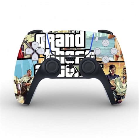 Grand Theft Auto V Ps5 Controller Skin Sticker Decal Cover