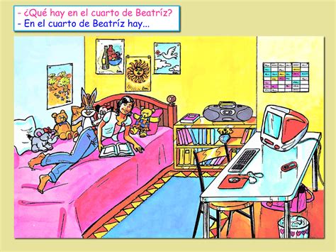 Me Encanta Escribir En Español ¿qué Hay En La Habitación El Cuarto
