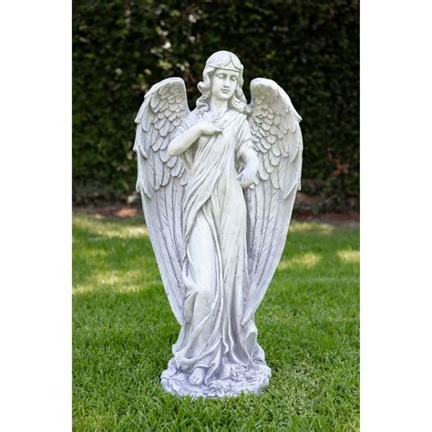 Alpine Hand Over Heart Angel Statue Angel Statues Statue Outdoor