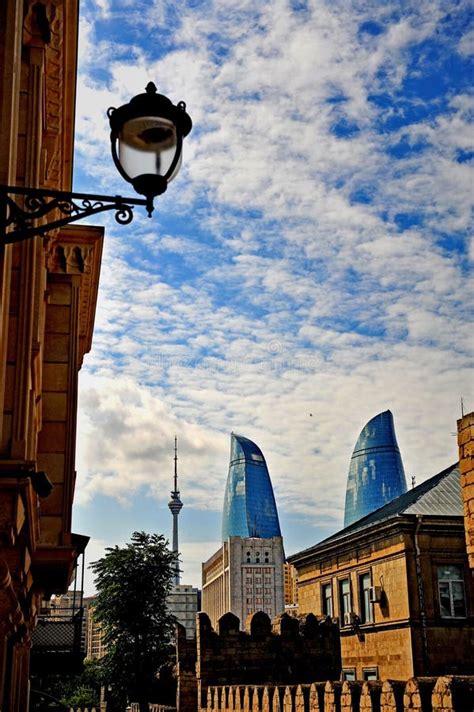 View Of Baku Downtown Azerbaijan Stock Photo Image Of Cityscape