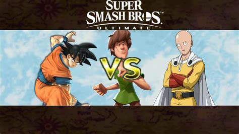 Mii Battle Ultimate Shaggy Vs Goku Vs Saitama Youtube