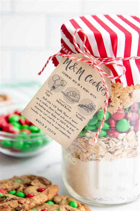 Mandm Cookie Mix In A Jar—easy Christmas Food T Wholefully
