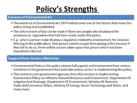 The national environmental policy 20026. environmental policy in malaysia