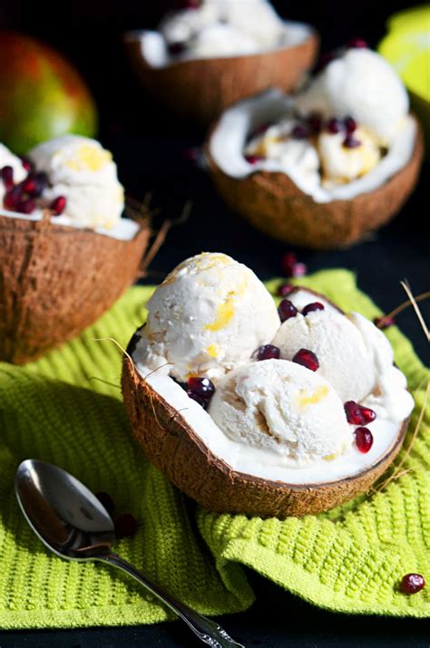 Cats lack the enzyme to digest lactose. Coconut Milk Ice Cream with Mango Swirl - Host The Toast