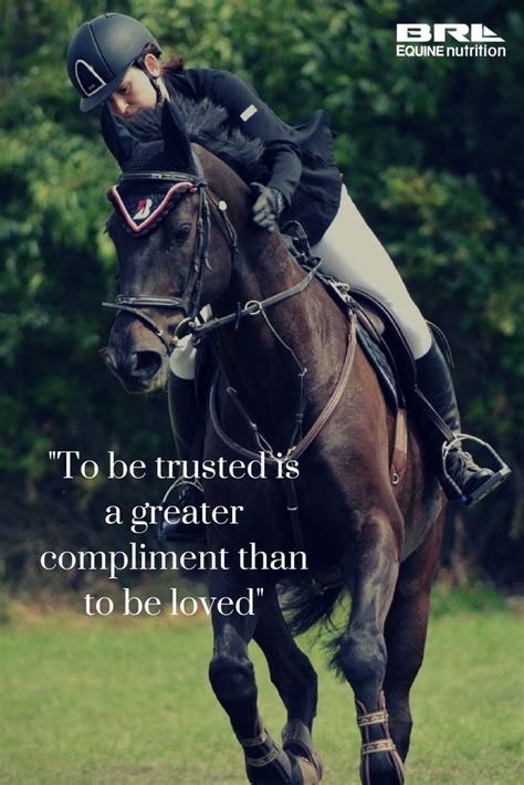"Vertrauen ist ein größeres Kompliment als geliebt zu werden" Zitat #