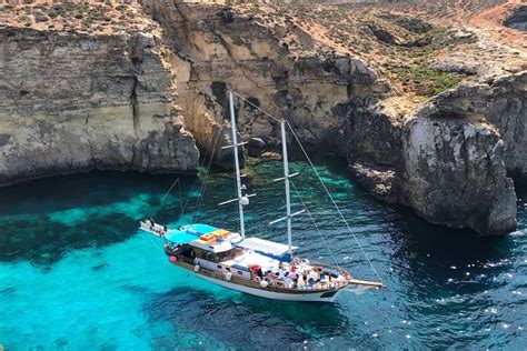 Bugibba Full Day Comino Blue Lagoon Gozo Sailing Boat Tour
