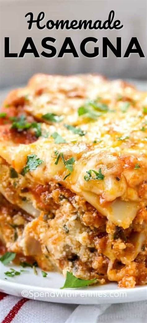 Easy Lasagna Recipe With Ricotta Homemade Lasagna Recipes Best