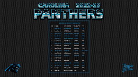 Panthers Schedule 2024 Printable Printable Word Searches