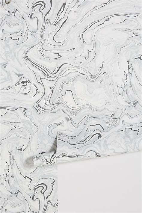 Marble Flow Wallpaper Wallpaper Environmental Art Bathroom Wallpaper