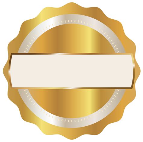 Badge Clip Art Gold Seal Badge Png Clipart Image Png Download 5168