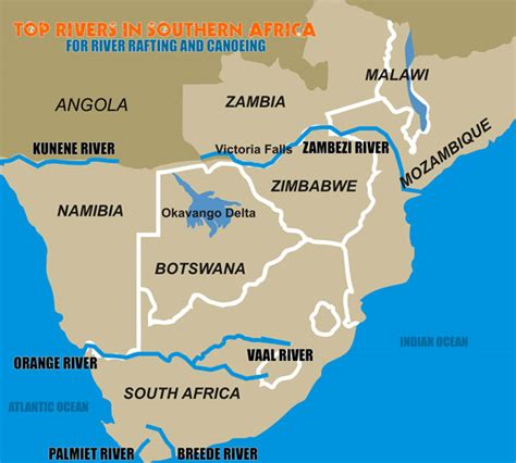 Africa zambezi river location map. "Mighty Zambezi River" Source to Mouth