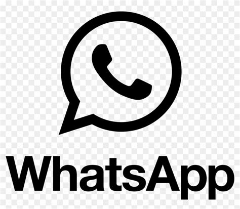 Download Whatsapp Logo Black And White Hd Png Download 1766x1458