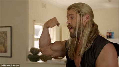 Shirtless Chris Hemsworth Stars In Thor Spoof Sequel Daily Mail Online