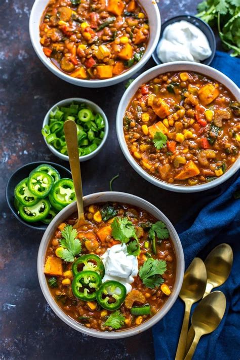 So just few days back i posted how sunny it is here, well spoke too soon! Slow Cooker Sweet Potato Lentil Chili | The Girl on Bloor