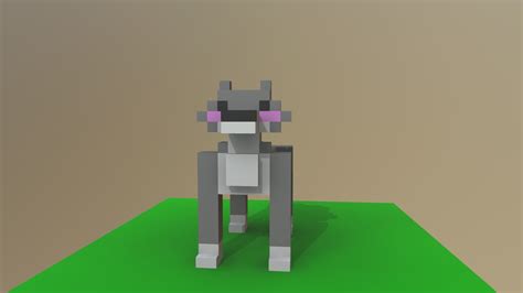 Pixelated Wolf 3d Model By Angelinaw5521 F066a87 Sketchfab