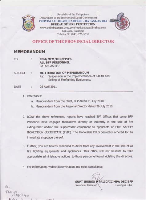 OPD-BATANGAS ARCHIVES: April 2011