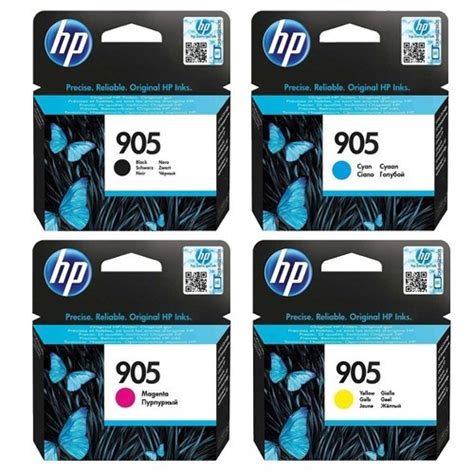 Hp No 905 Set Of 4 Ink Cartridges Hewlett Packard