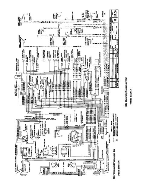 1957 Chevy Bel Air Wiring Diagram