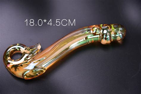 exquisite glass big dildo cool experience male artificial penis anal plug adult crafts sex shop