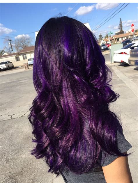 Violet Ombre Purple Hair Shiny Healthy Hair Hair Color For Black